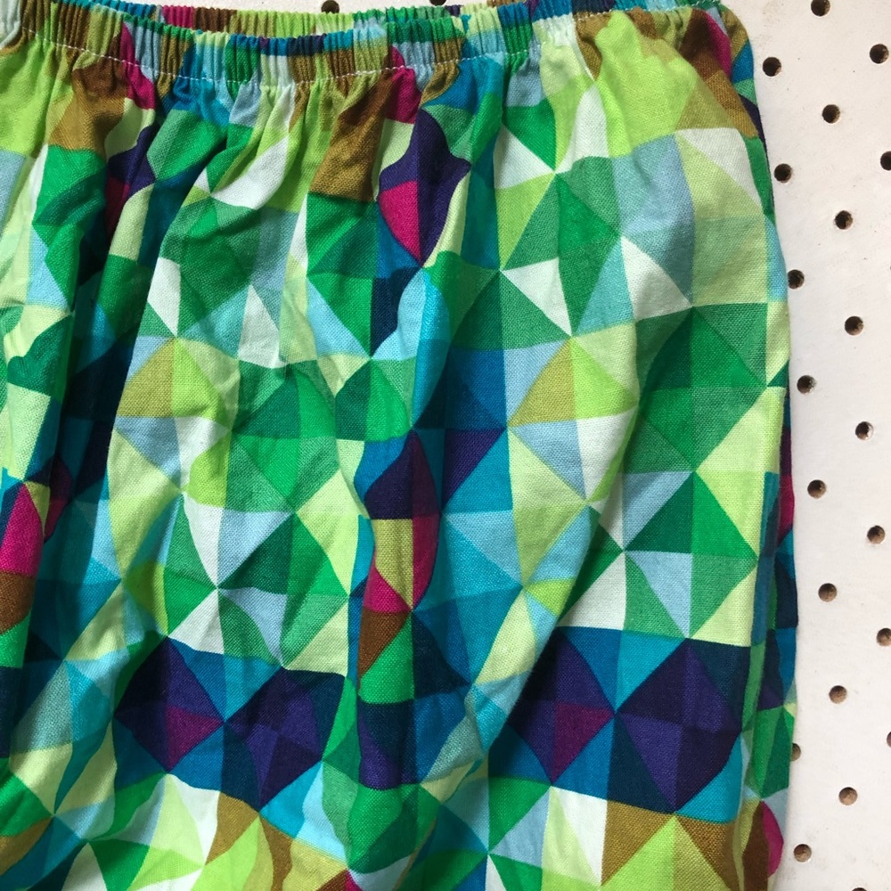 Boys size 3 Handmade MOP AND DOLLY Harem pants, green cotton, ‘jumbo slouchies’ - Picture 2 of 7